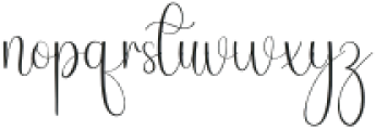 Funny Flower Regular otf (400) Font LOWERCASE