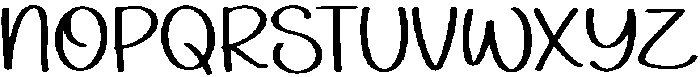 Funny Lashes Regular otf (400) Font UPPERCASE