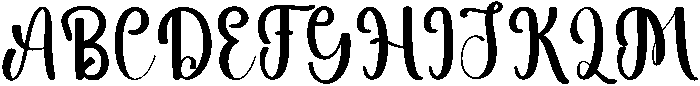 Funny Regular otf (400) Font UPPERCASE