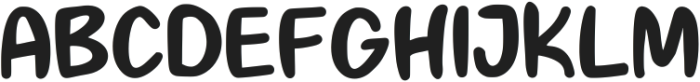 Funny Smile Regular otf (400) Font LOWERCASE