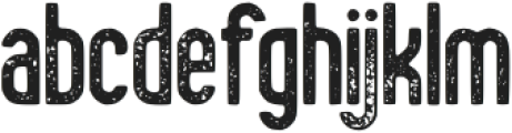 Funny Steward Rough Texture otf (400) Font LOWERCASE