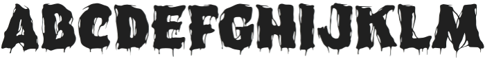 Funroot Regular otf (400) Font UPPERCASE