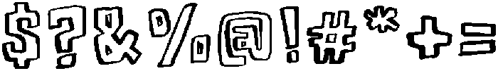Funstroke Regular otf (400) Font OTHER CHARS