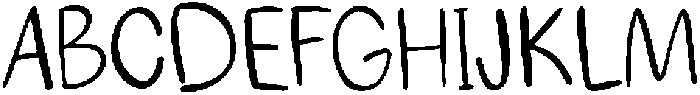 Funstroke Script Regular otf (400) Font UPPERCASE