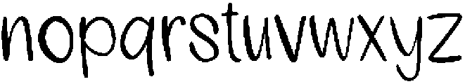Funstroke Script Regular ttf (400) Font LOWERCASE