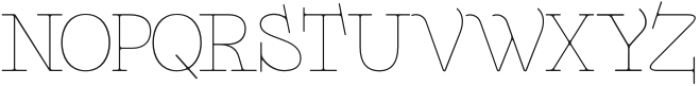 Funtique Thin otf (100) Font UPPERCASE
