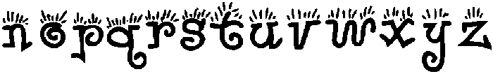 Funtura Regular otf (400) Font LOWERCASE
