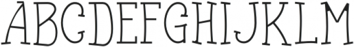 Funyard-Thin otf (100) Font UPPERCASE