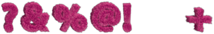 Fur-Pink Regular otf (400) Font OTHER CHARS