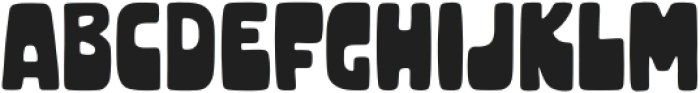 Fur Real Regular otf (400) Font UPPERCASE