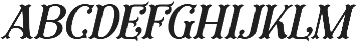 Furius Regular Italic otf (400) Font UPPERCASE