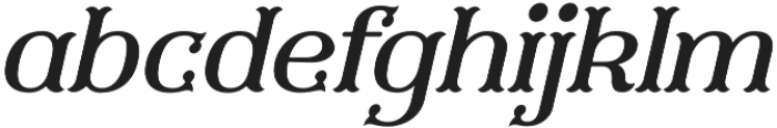 Furius Regular Italic otf (400) Font LOWERCASE