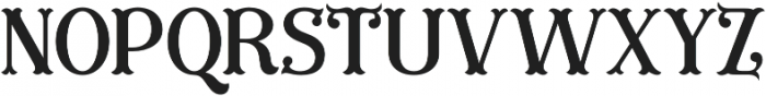 Furius Regular otf (400) Font UPPERCASE