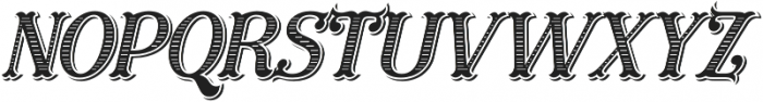 Furius Title Italic otf (400) Font UPPERCASE