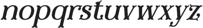 Furius Title Italic ttf (400) Font LOWERCASE