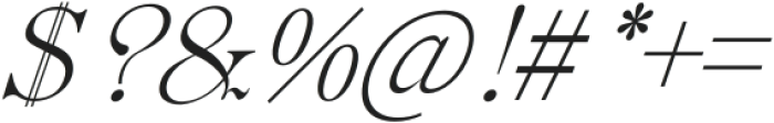 Furlong Vintage Italic otf (400) Font OTHER CHARS