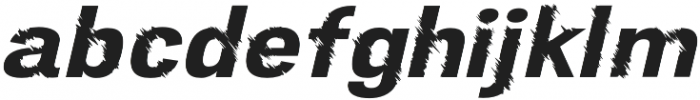 Furrow Oblique otf (400) Font LOWERCASE