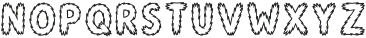 Furry Mood Outline Regular otf (400) Font UPPERCASE