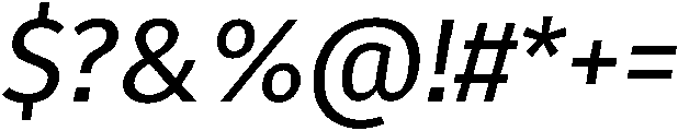 Fuse otf (400) Font OTHER CHARS