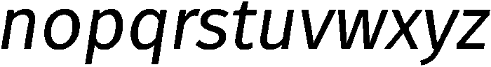 Fuse otf (400) Font LOWERCASE