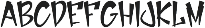 FushijinRegular otf (400) Font LOWERCASE