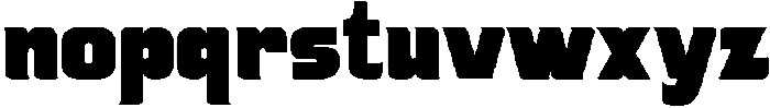 Fusion otf (400) Font LOWERCASE