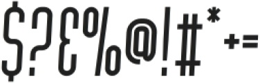 Futler Italic Regular otf (400) Font OTHER CHARS