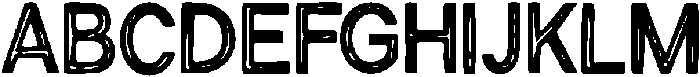 Futosi ttf (400) Font UPPERCASE