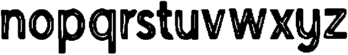 Futosi ttf (400) Font LOWERCASE
