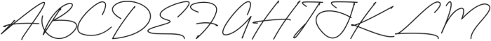 Futturistica Signature Regular otf (400) Font UPPERCASE