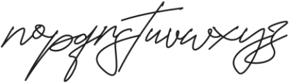 Futturistica Signature Regular otf (400) Font LOWERCASE