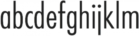 Futura Cond Light otf (300) Font LOWERCASE