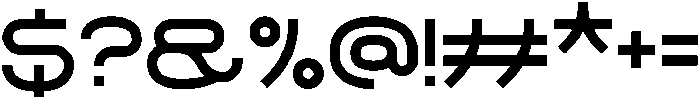 Futuraki Bold ttf (700) Font OTHER CHARS