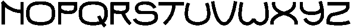 Futuraki Bold ttf (700) Font UPPERCASE