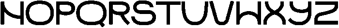 Futuraki Bold ttf (700) Font LOWERCASE