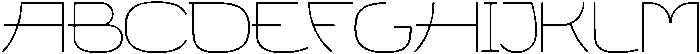 Futuraki Light ttf (300) Font UPPERCASE