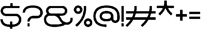 Futuraki Medium ttf (500) Font OTHER CHARS