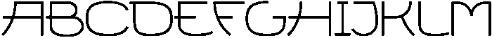 Futuraki Regular ttf (400) Font UPPERCASE