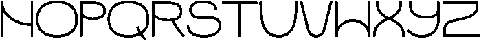 Futuraki Regular ttf (400) Font LOWERCASE