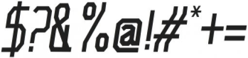 Futurama Medium Condensed Italic ttf (500) Font OTHER CHARS