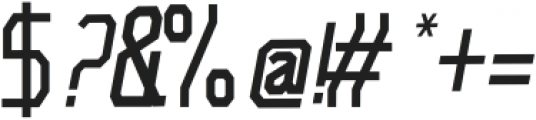Futurama Semi Condensed Italic ttf (400) Font OTHER CHARS