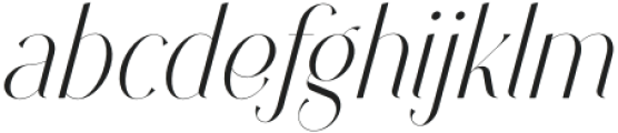 Future Flow Italic otf (400) Font LOWERCASE