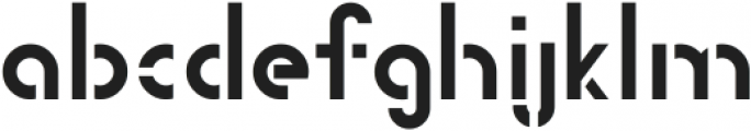 Future Stencil 2 Regular ttf (400) Font LOWERCASE