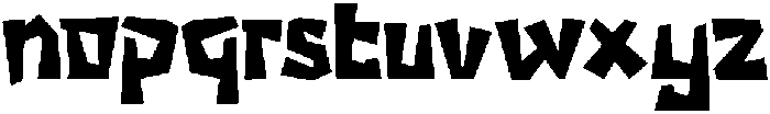 FutureThor-Regular otf (400) Font LOWERCASE