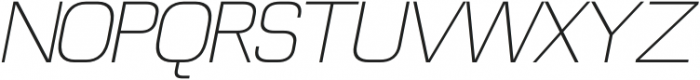 Futurette Thin Italic otf (100) Font UPPERCASE