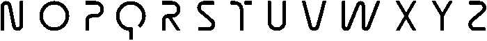 Futurio-Bold otf (700) Font LOWERCASE