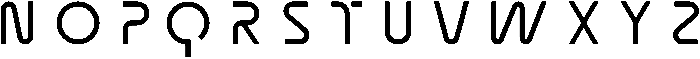 Futurio Bold ttf (700) Font UPPERCASE
