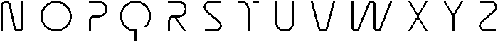 Futurio Light ttf (300) Font LOWERCASE