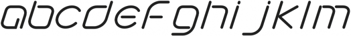 Futurisric Bold Italic otf (700) Font LOWERCASE