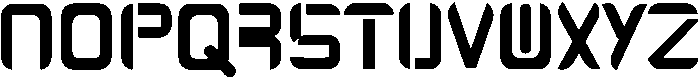 Futuristic Bold otf (700) Font UPPERCASE